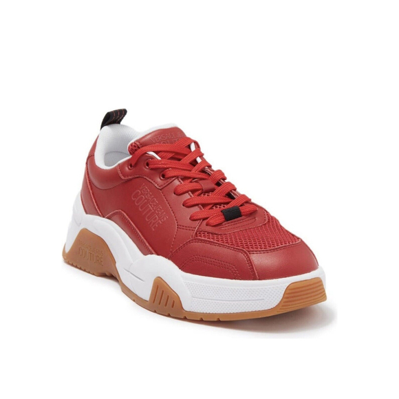 Mens Versace Jeans Couture Fondo Fire 1 Sneakers Red US 8 EUR 41
